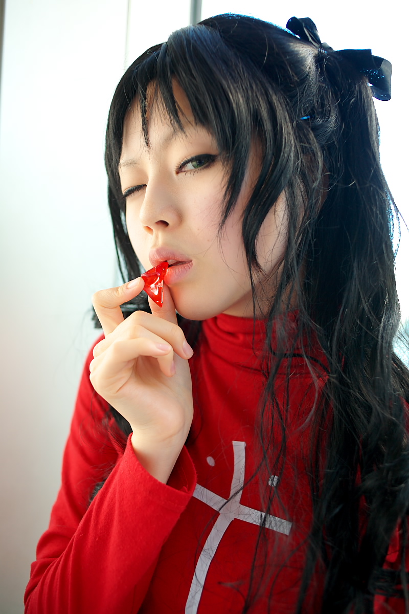 kanata (model), tohsaka rin, fate/stay night, fate (series), highres, photo (medium), cosplay