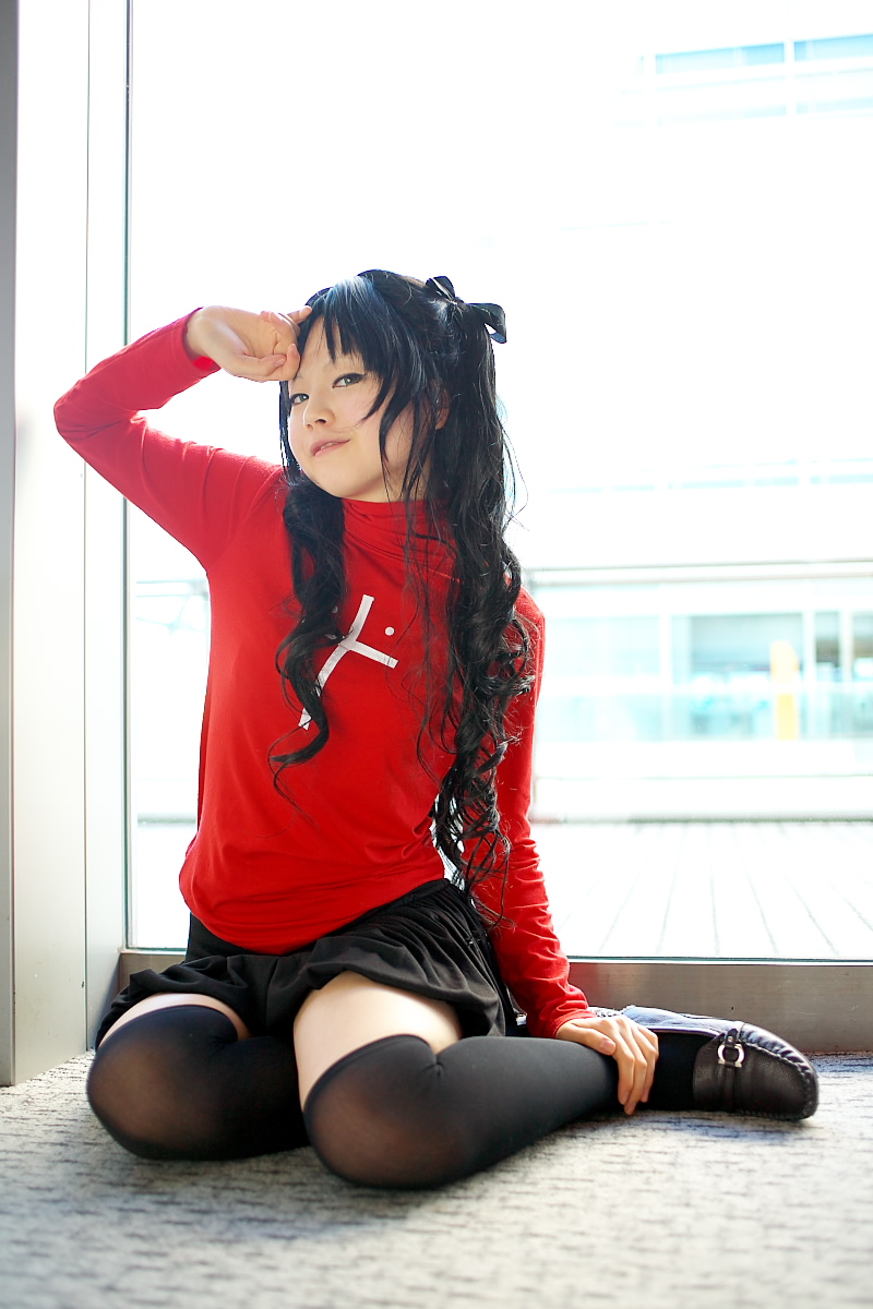 kanata (model), tohsaka rin, fate/stay night, fate (series), highres, photo (medium), cosplay