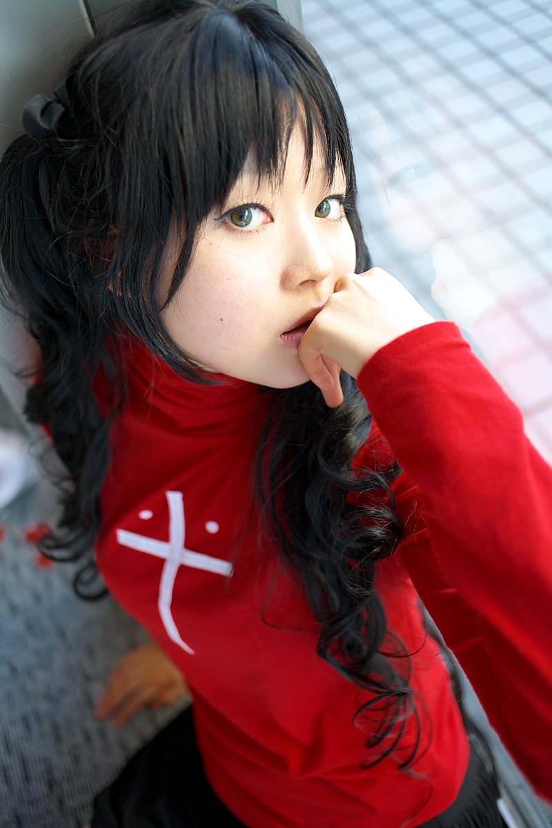 kanata (model), tohsaka rin, fate/stay night, fate (series), highres, photo (medium), cosplay