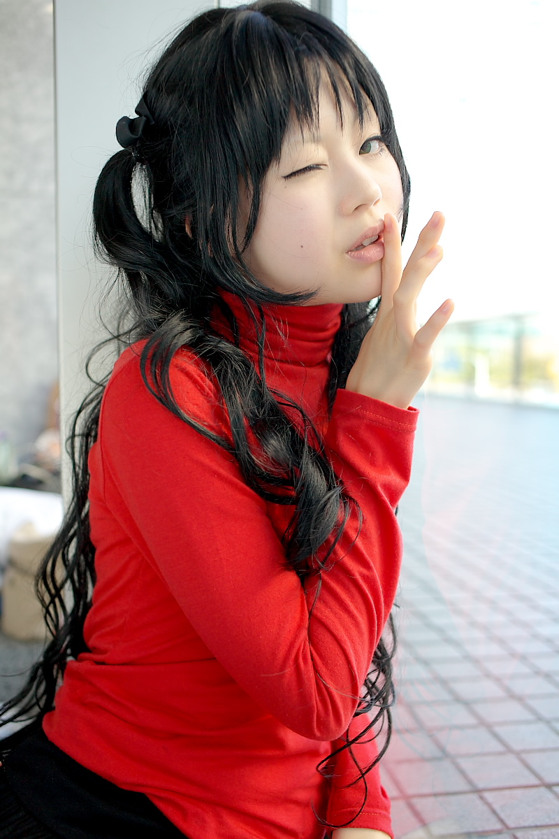 kanata (model), tohsaka rin, fate/stay night, fate (series), highres, photo (medium), cosplay