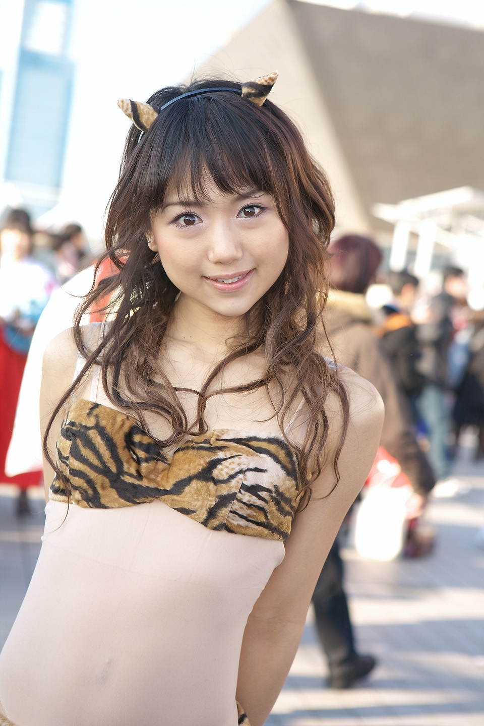 amano ai (model), lum, urusei yatsura, highres, photo (medium), tagme, cosplay, horns