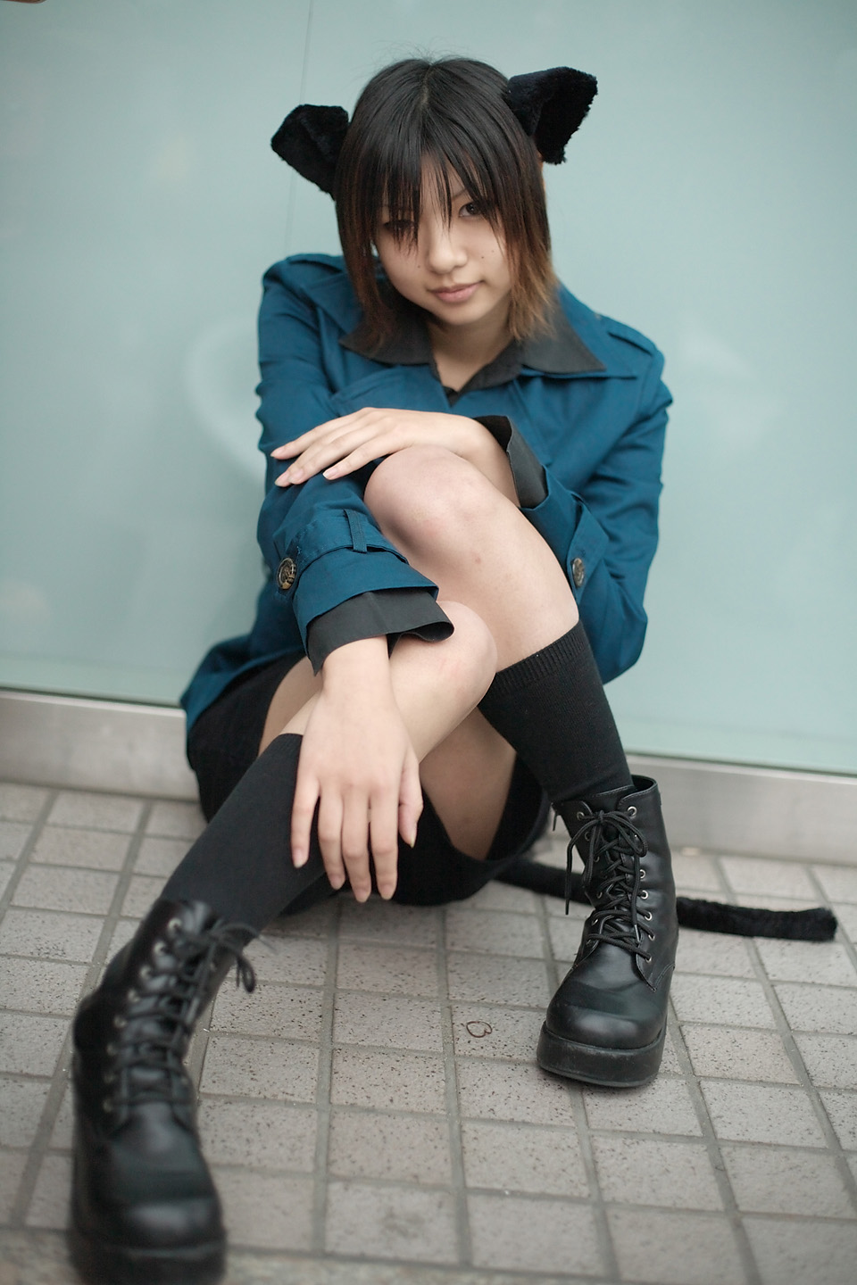 character request, highres, model request, photo (medium), source request, animal ears, cat ears, cosplay