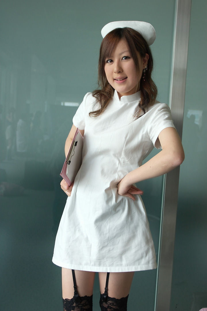 maron, photo (medium), clipboard, cosplay, garter belt, nurse, thighhighs