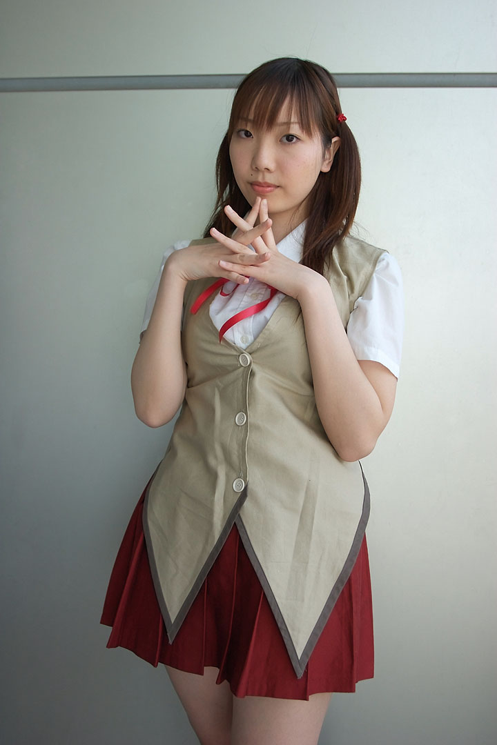 ichijou karen, school rumble, photo (medium), 1girl, asian, cosplay, female focus, sakura nao, school uniform, serafuku, solo