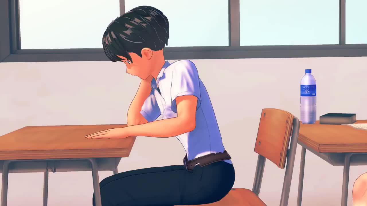 draktar, ikari shinji, souryuu asuka langley, neon genesis evangelion, alternate breast size, animated, koikatsu (medium), tagme, video, 1girl, 3boys, 3d, :<, :o, ahegao, anal, ass, ass focus, ass shake, bed, bedroom, blue eyes, blush, bouncing ass, breasts, brown hair, butt crack, classroom, completely nude, cowgirl position, double penetration, erection, female orgasm, girl on top, grabbing from behind, hetero, holding, holding phone, indoors, interface headset (evangelion), long hair, looking at another, lying on person, moaning, multiple boys, nude, orgasm, penis, phone, pussy, recording, sex, simple background, squatting, straddling, surprised, thick thighs, thighs, two side up, vaginal