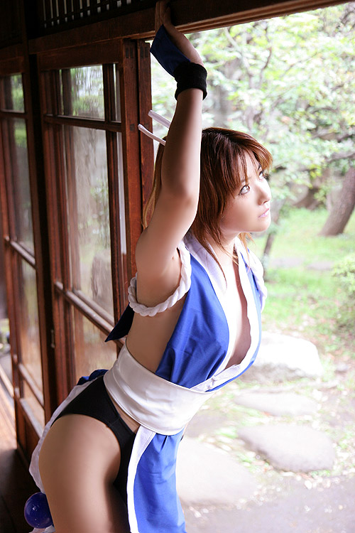 mizuhara arisa, shiranui mai, snk, the king of fighters, photo (medium), cosplay