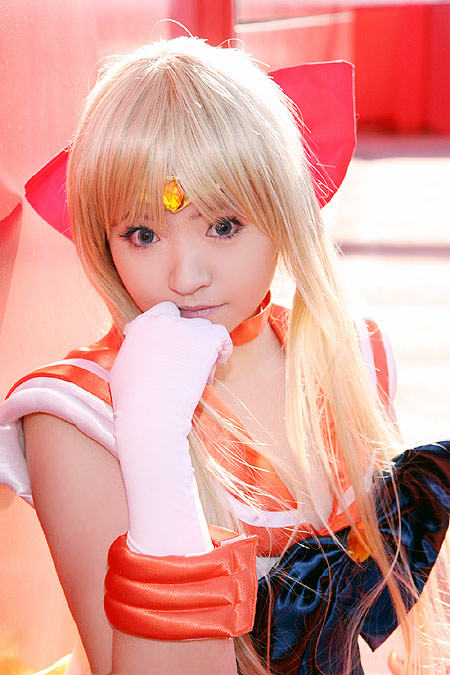 mizuhara arisa, aino minako, sailor venus, bishoujo senshi sailor moon, photo (medium), blonde hair, cosplay