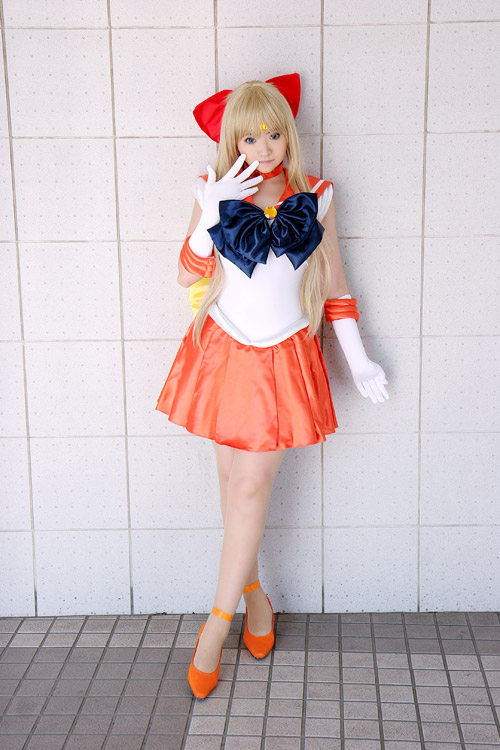 mizuhara arisa, aino minako, sailor venus, bishoujo senshi sailor moon, photo (medium), blonde hair, cosplay