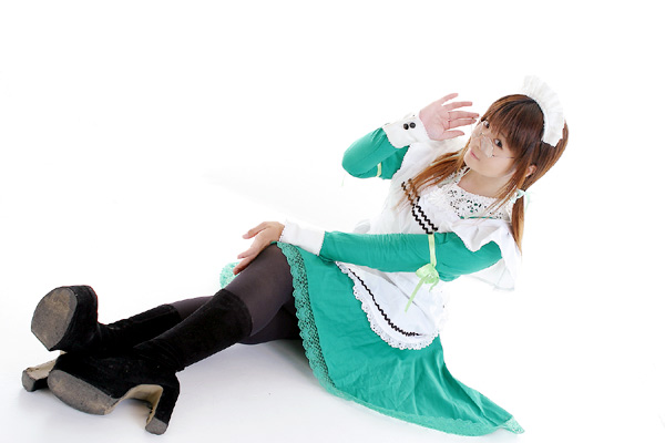 mizuhara arisa, photo (medium), apron, cosplay, maid, maid apron