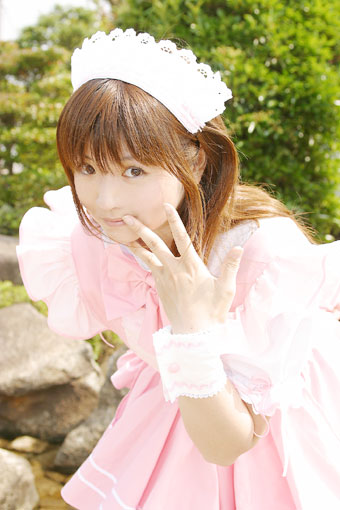 mizuhara arisa, photo (medium), apron, cosplay, maid, maid apron