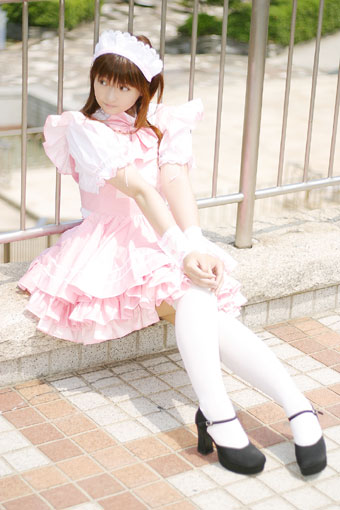 mizuhara arisa, photo (medium), apron, cosplay, maid, maid apron