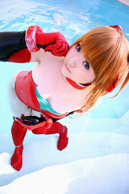mizuhara arisa, souryuu asuka langley, neon genesis evangelion, photo (medium), cosplay