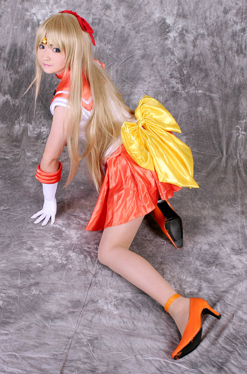 mizuhara arisa, aino minako, sailor venus, bishoujo senshi sailor moon, photo (medium), blonde hair, cosplay
