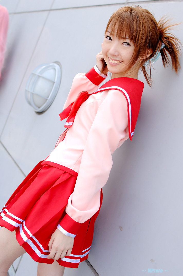 rin, sasamori karin, to heart, to heart (series), photo (medium), tagme, cosplay, school uniform, serafuku