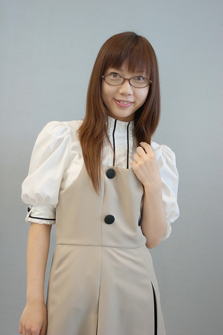 iida akino, wwish, photo (medium), cosplay, fukamachi himari, glasses, school uniform, serafuku