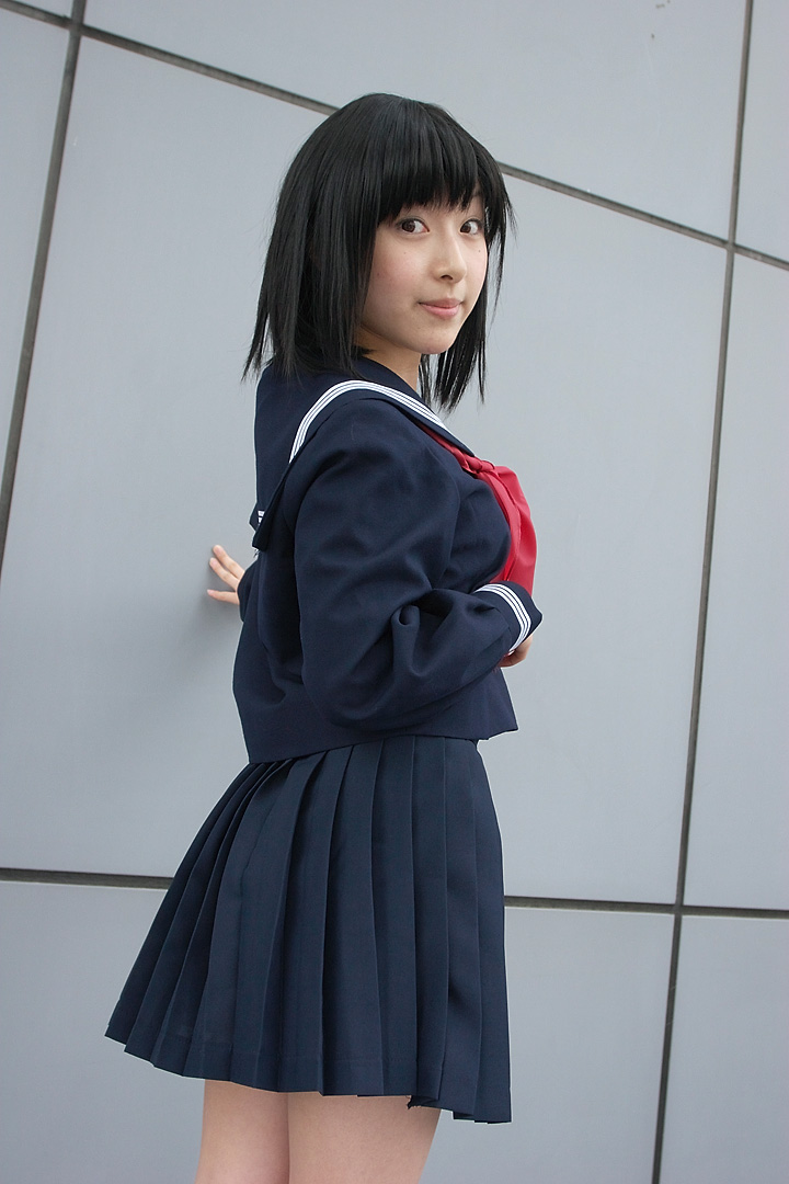 awatsuki anzu, toujou aya, ichigo 100%, photo (medium), tagme, cosplay, school uniform, serafuku