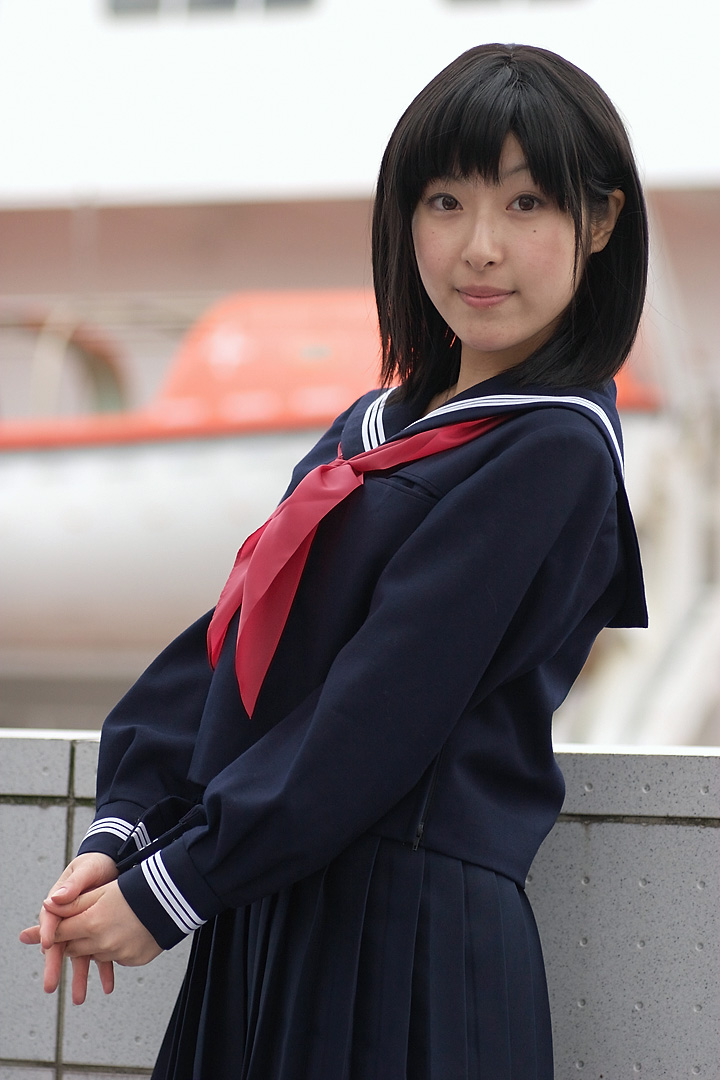 awatsuki anzu, toujou aya, ichigo 100%, photo (medium), tagme, cosplay, school uniform, serafuku