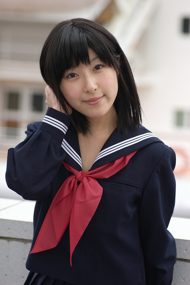 awatsuki anzu, toujou aya, ichigo 100%, photo (medium), tagme, cosplay, school uniform, serafuku