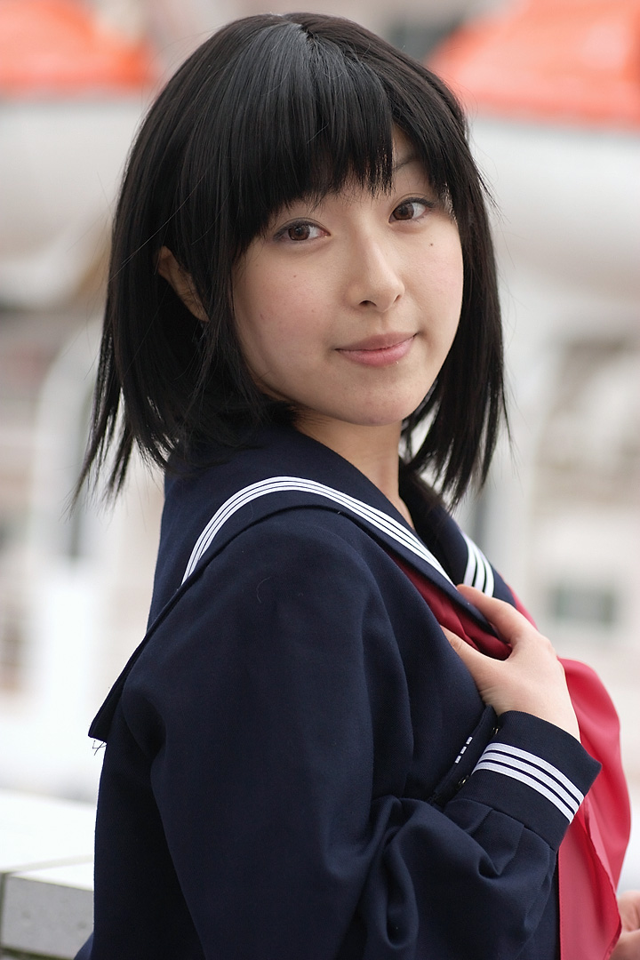 awatsuki anzu, toujou aya, ichigo 100%, photo (medium), tagme, cosplay, school uniform, serafuku
