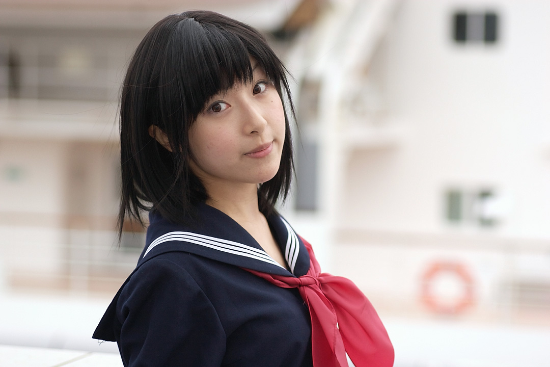 awatsuki anzu, toujou aya, ichigo 100%, photo (medium), tagme, cosplay, school uniform, serafuku