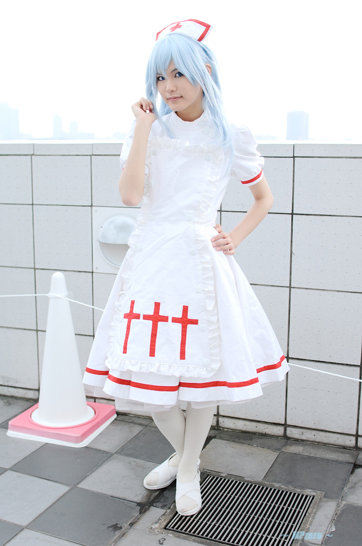 kouno tooru, princess princess, photo (medium), blue hair, cosplay, kouzuki suzuka, nurse