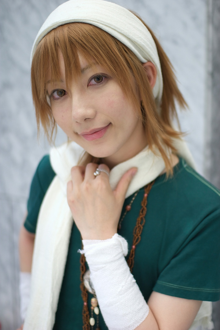 sugar sugar rune, photo (medium), beads, cosplay, hairband, houx, kiri kosuke, scarf