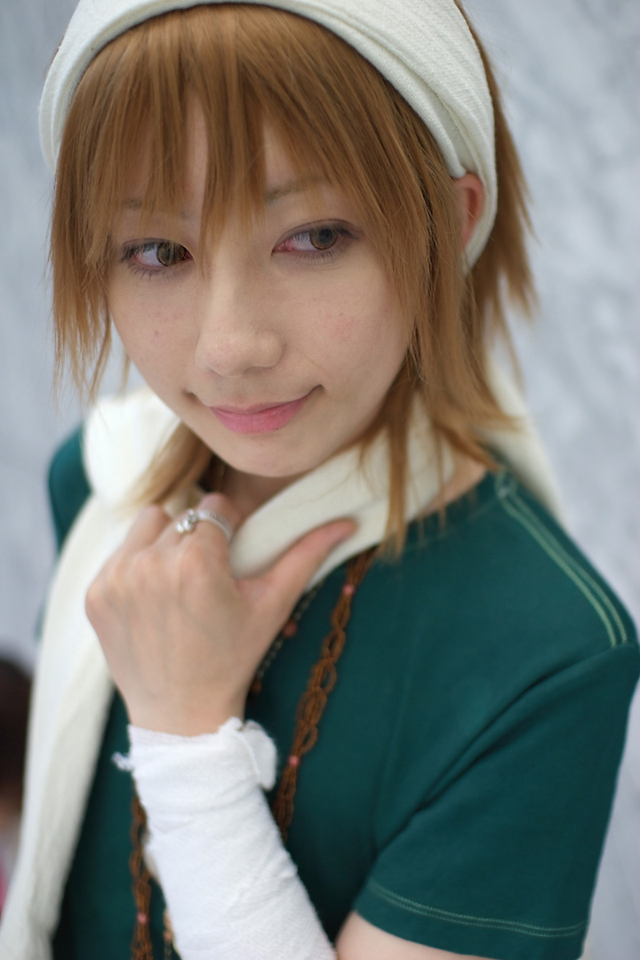 sugar sugar rune, photo (medium), beads, cosplay, hairband, houx, kiri kosuke, scarf