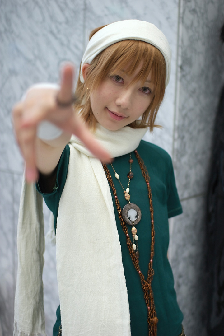 sugar sugar rune, photo (medium), beads, cosplay, hairband, houx, kiri kosuke, scarf