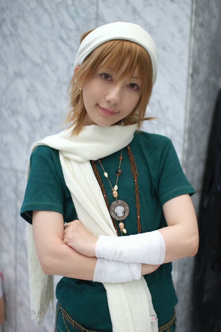 sugar sugar rune, photo (medium), beads, cosplay, hairband, houx, kiri kosuke, scarf