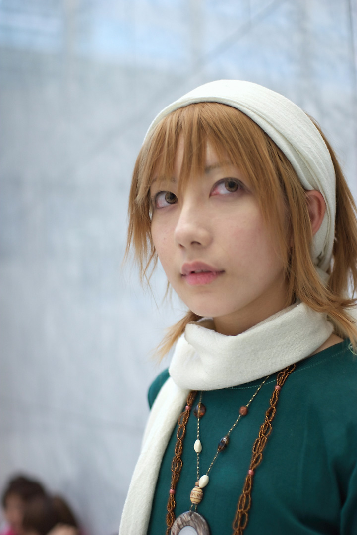 sugar sugar rune, photo (medium), beads, cosplay, hairband, houx, kiri kosuke, scarf