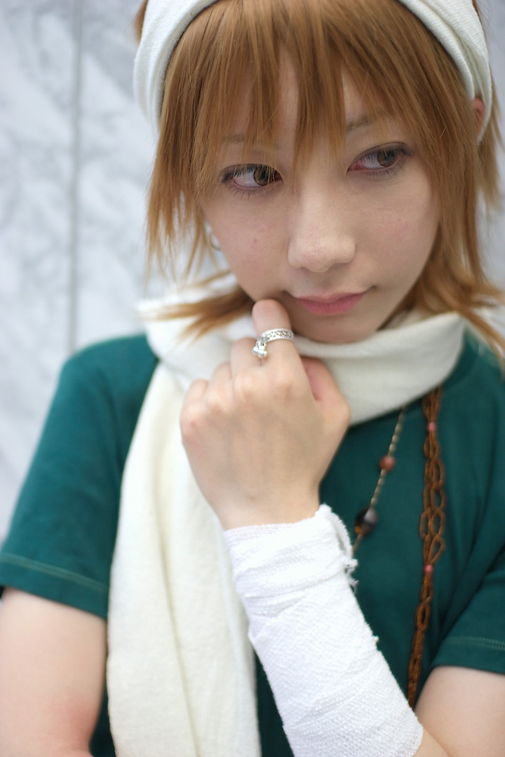 sugar sugar rune, photo (medium), beads, cosplay, hairband, houx, kiri kosuke, scarf