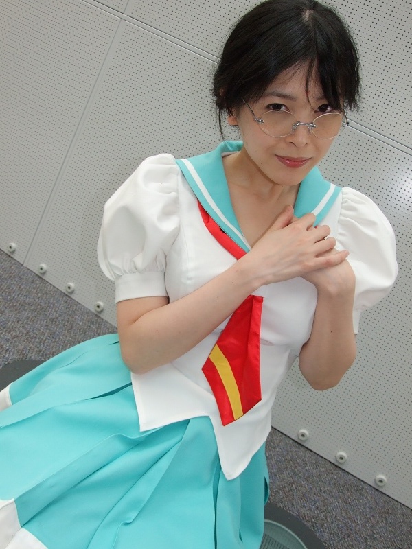 himemiya anthy, shoujo kakumei utena, photo (medium), cosplay, glasses, sachika, school uniform, serafuku