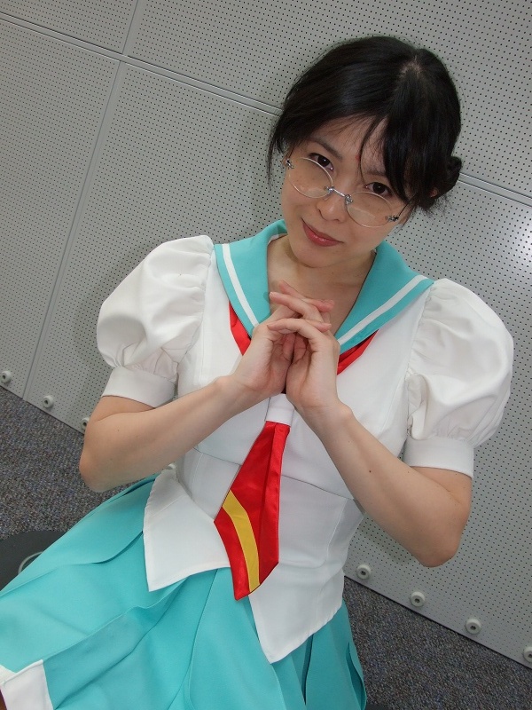 himemiya anthy, shoujo kakumei utena, photo (medium), cosplay, glasses, sachika, school uniform, serafuku