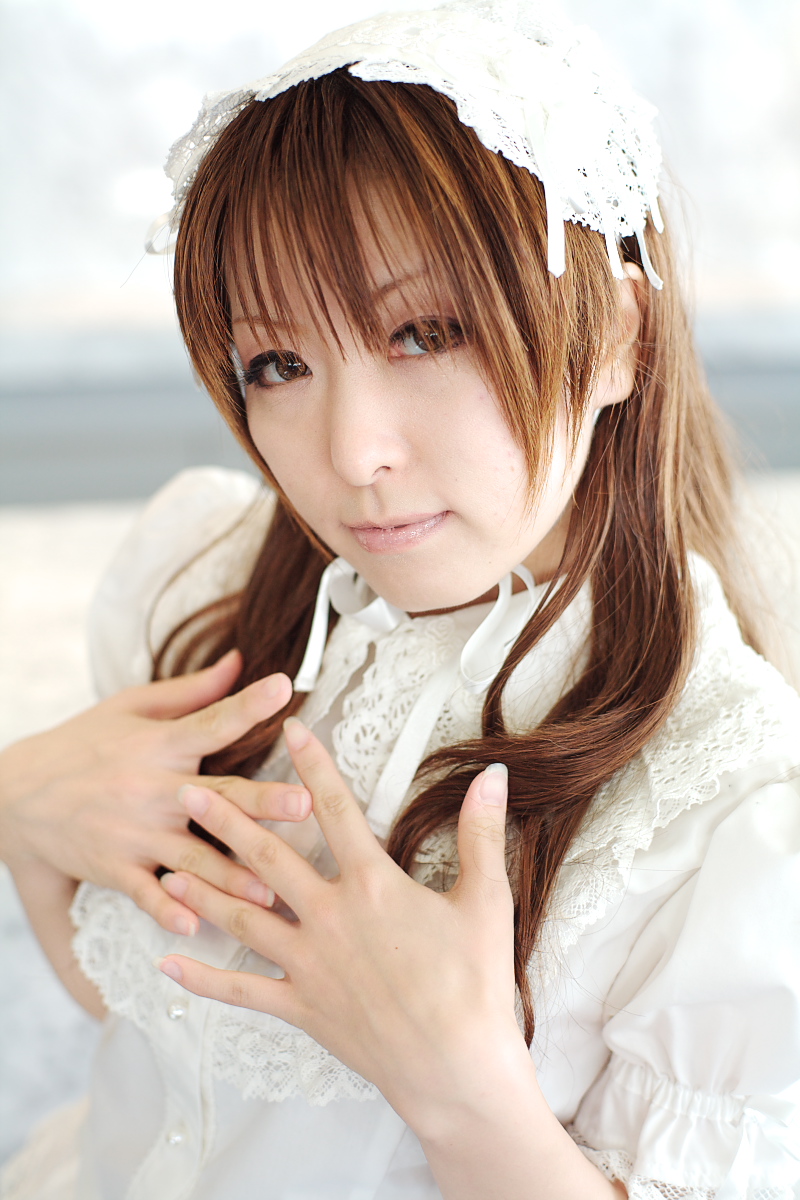 tatsu, highres, photo (medium), tagme, bonnet, kneehighs, lace, socks