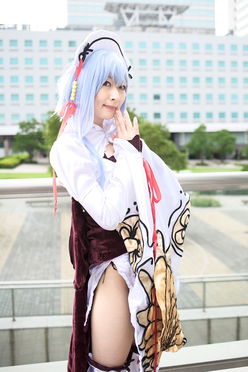 zhao yun, highres, photo (medium), cosplay, koi hime musou, sandals, takanashi sonoko, thighhighs