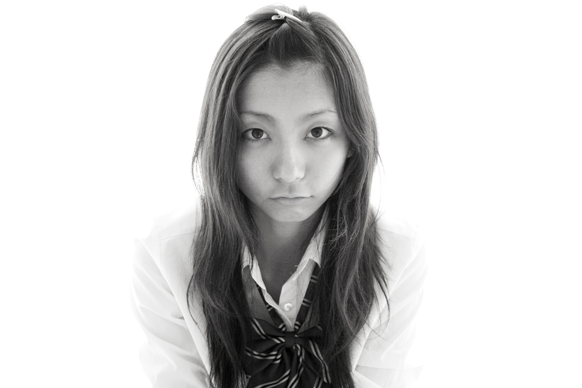maya, photo (medium), tagme, cosplay, monochrome, school uniform, serafuku