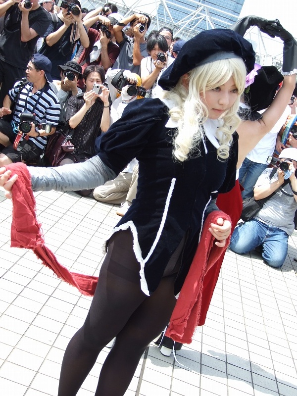 caren hortensia, fate/hollow ataraxia, fate (series), model request, photo (medium), cosplay, long hair, pantyhose, white hair