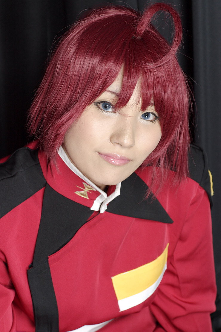 suzukaze yuuki, lunamaria hawke, gundam, gundam seed, gundam seed destiny, photo (medium), cosplay, red hair