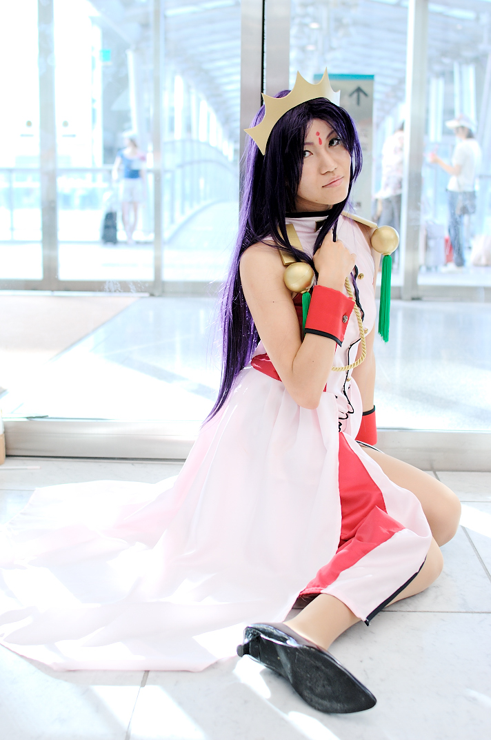 rou (cosplayer), himemiya anthy, shoujo kakumei utena, photo (medium), cosplay, crown, purple hair