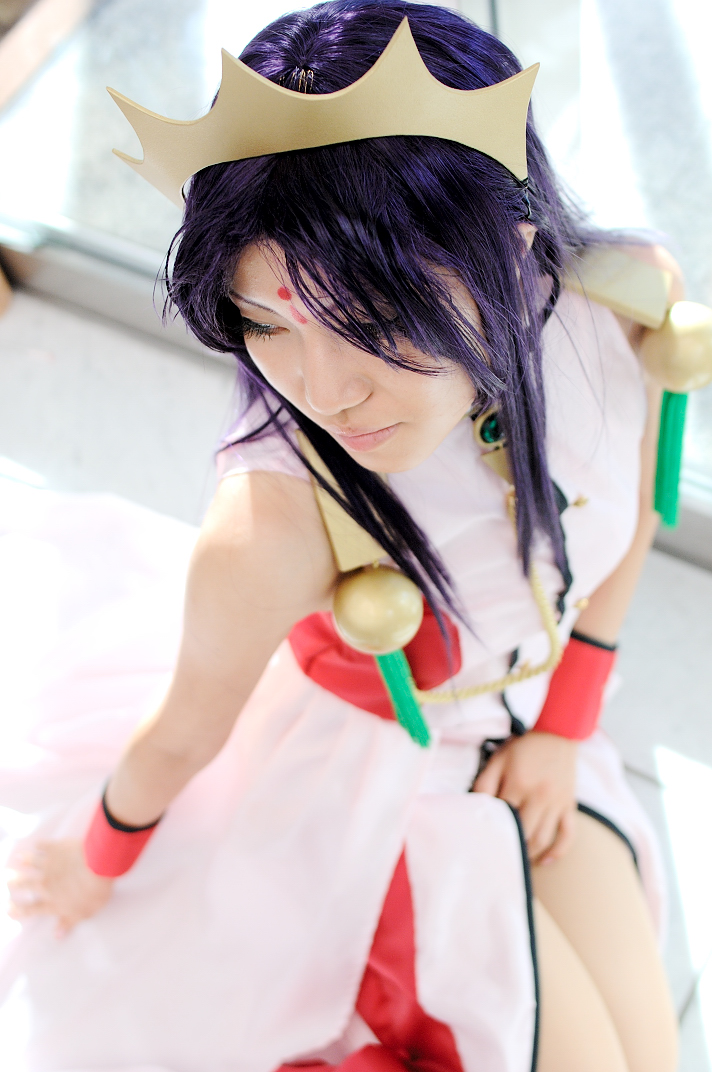 rou (cosplayer), himemiya anthy, shoujo kakumei utena, photo (medium), cosplay, crown, purple hair