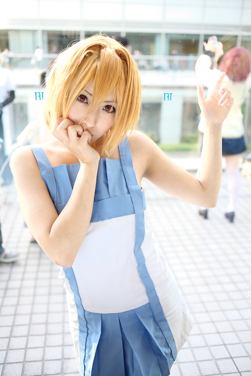 stellar loussier, gundam, gundam seed, gundam seed destiny, highres, photo (medium), source request, blonde hair, cosplay, stellar loussier (cosplay), tsukiichi