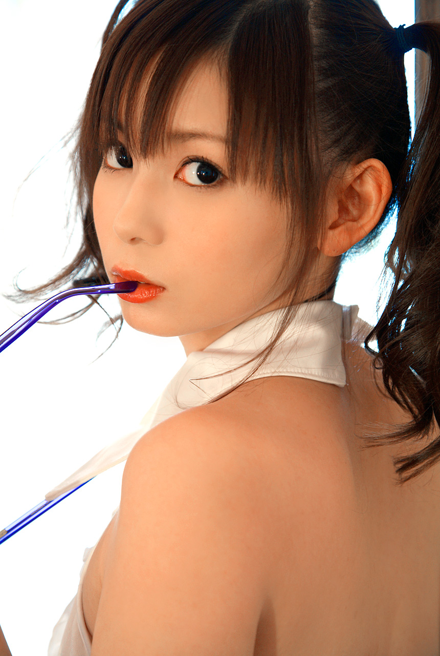 nakagawa shoko, highres, photo (medium), tagme, glasses, twintails