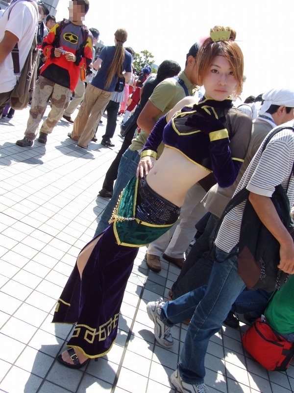 zhen ji, shin sangoku musou, model request, photo (medium), cosplay, midriff