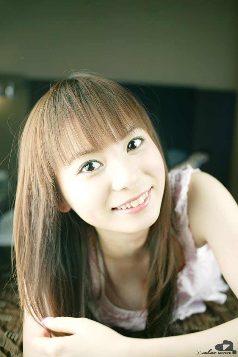 nakagawa shoko, highres, photo (medium), tagme, bed, tank top