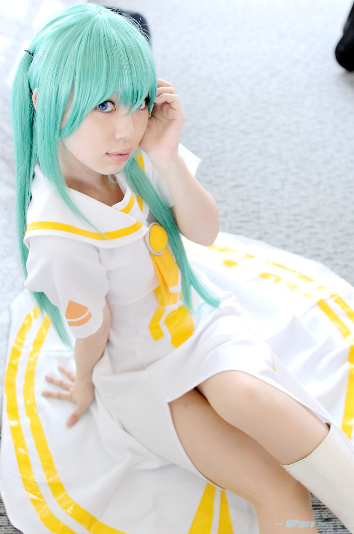hirano kurita, alice carroll, undine, aria (manga), photo (medium), boots, cosplay, green hair
