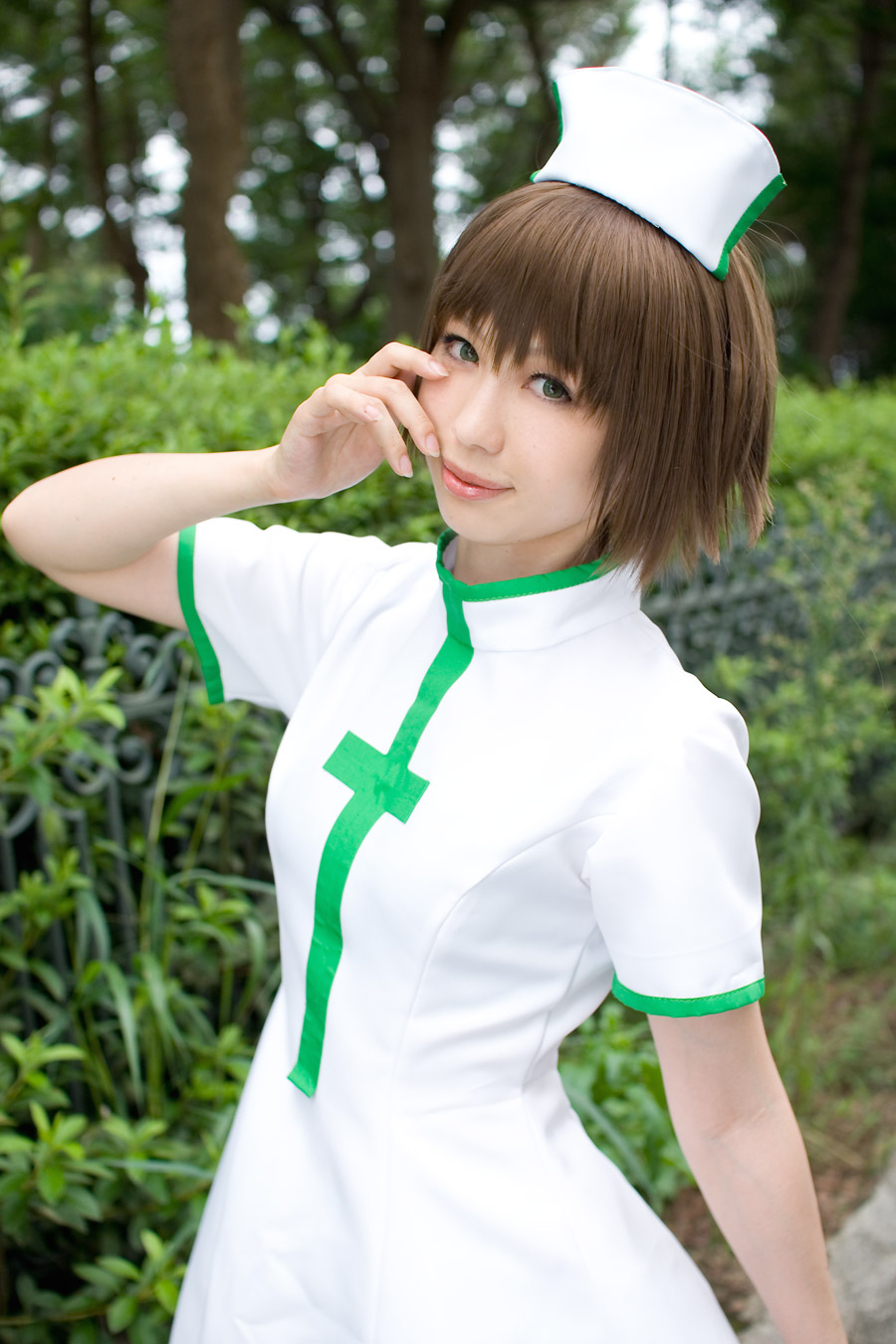 hirano kurita, kurusu nazuki, kurukuru lab, highres, photo (medium), cosplay, nurse