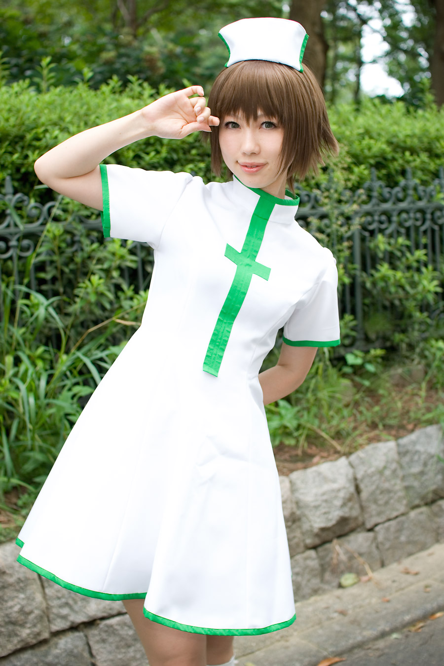 hirano kurita, kurusu nazuki, kurukuru lab, highres, photo (medium), cosplay, nurse