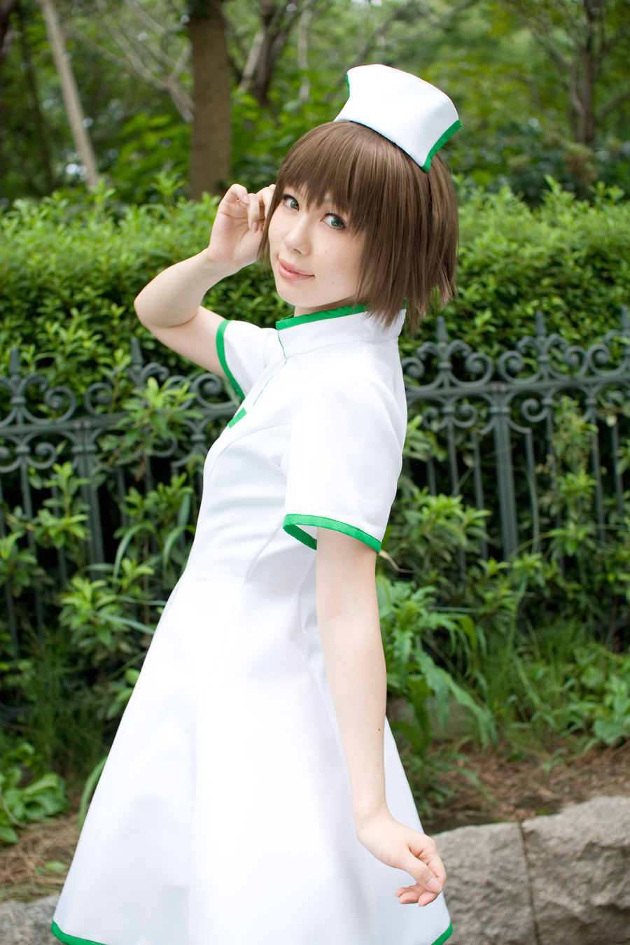 hirano kurita, kurusu nazuki, kurukuru lab, highres, photo (medium), cosplay, nurse