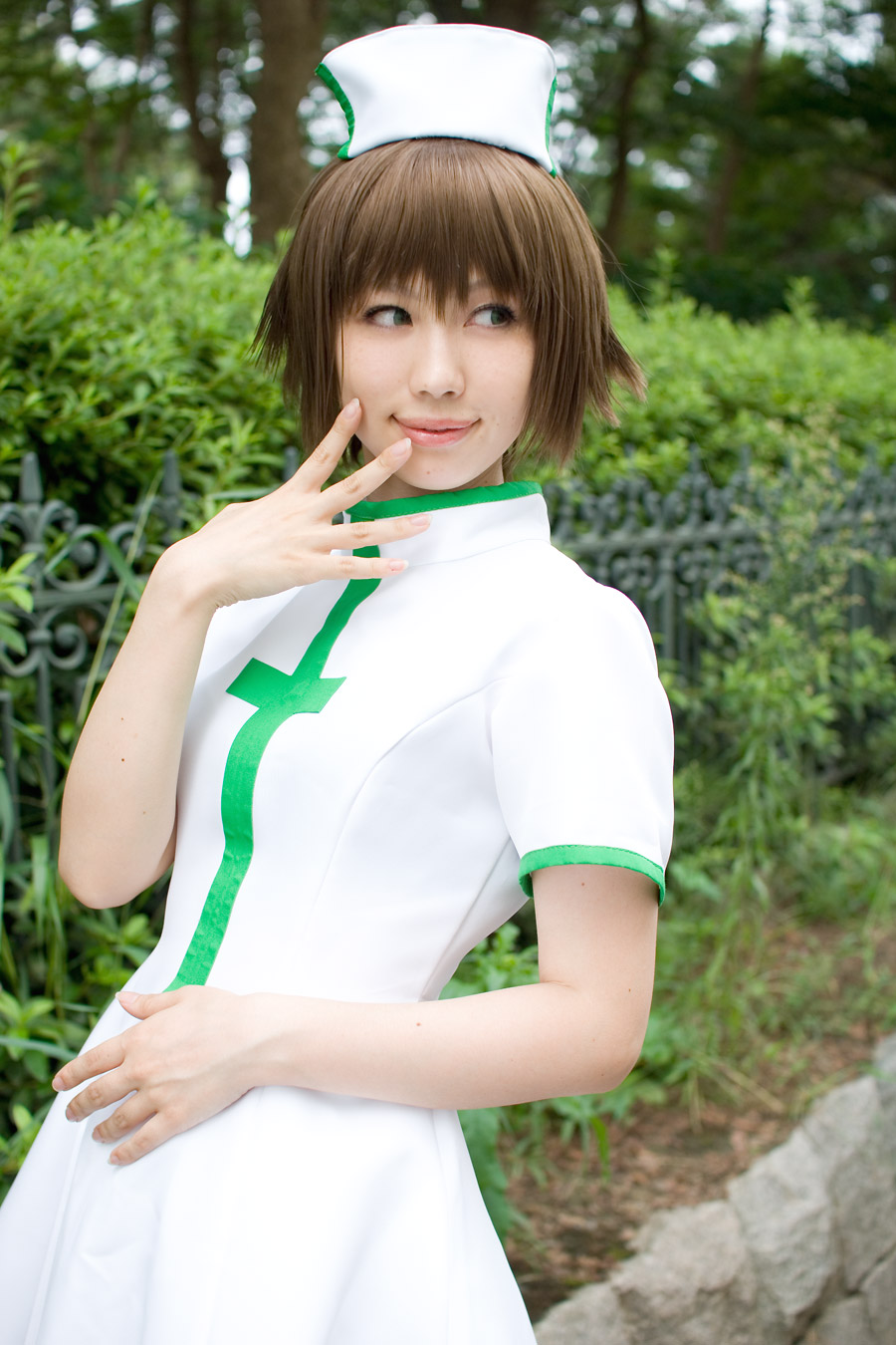 hirano kurita, kurusu nazuki, kurukuru lab, highres, photo (medium), cosplay, nurse