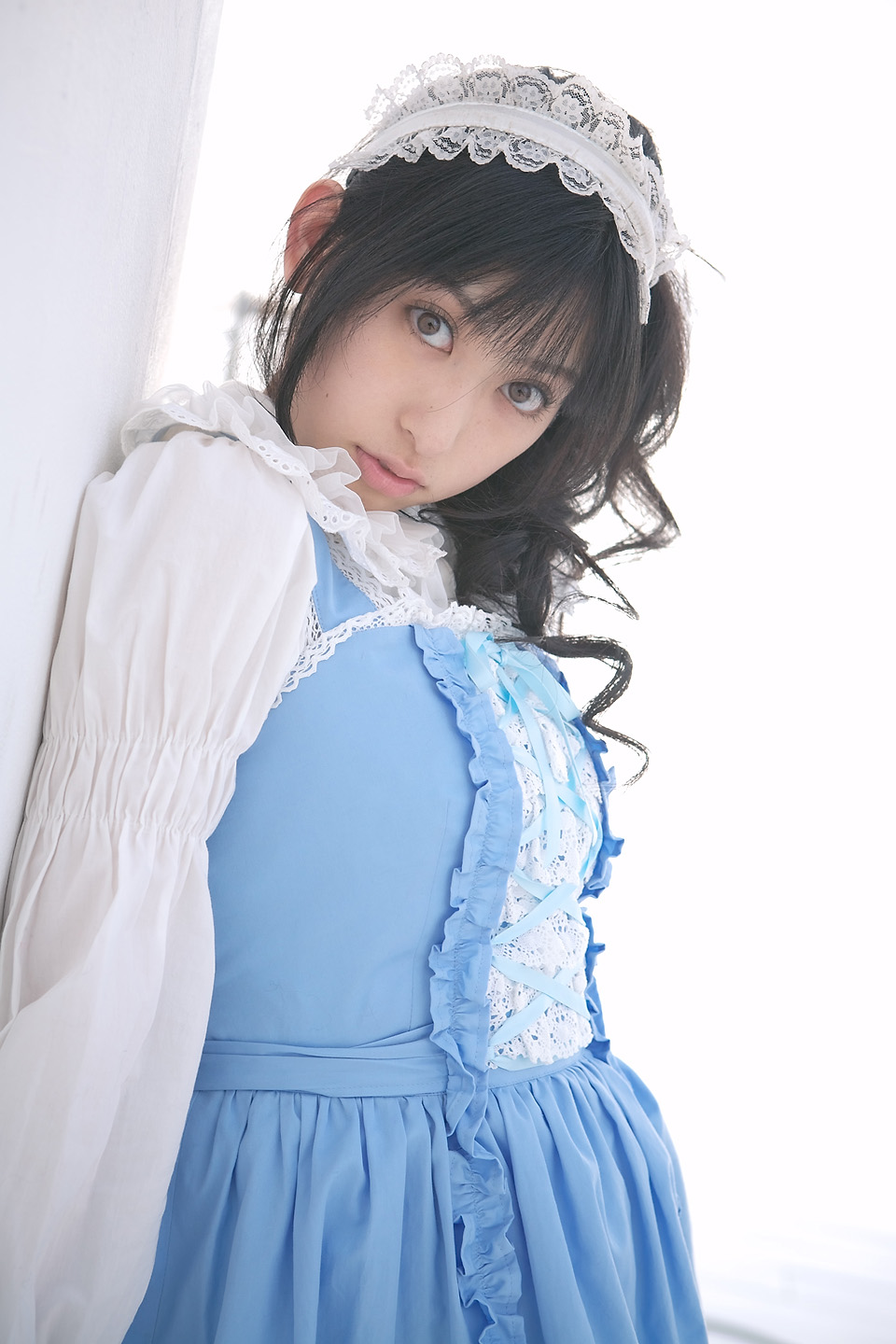 kawahara natsuki, highres, photo (medium), tagme, dress, hairband